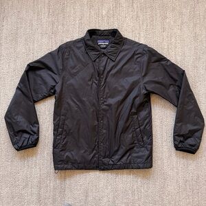 Patagonia Men's Black Insulated Shirt Jacket / Coach’s Jacket